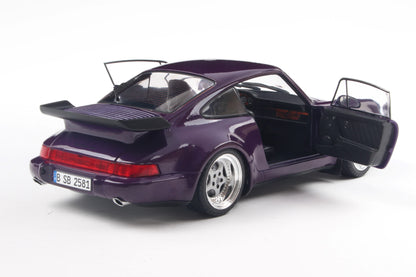 Solido 1990 Porsche 911 (964) Turbo 3.6 Violet Purple Metallic 1:18