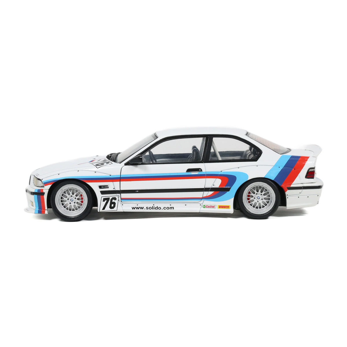 Solido 1990 BMW M3 (E36) Pandem M Livery White 1:18