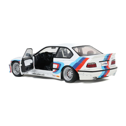 Solido 1990 BMW M3 (E36) Pandem M Livery White 1:18