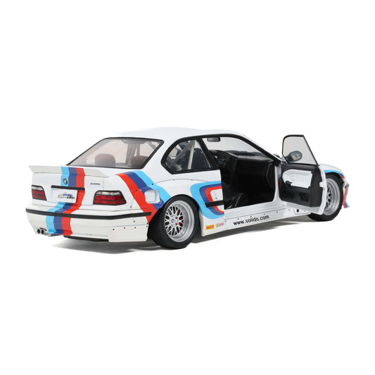 Solido 1990 BMW M3 (E36) Pandem M Livery White 1:18