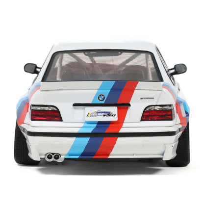 Solido 1990 BMW M3 (E36) Pandem M Livery White 1:18