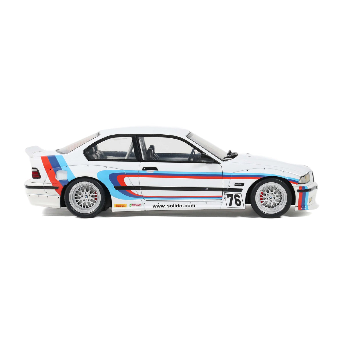 Solido 1990 BMW M3 (E36) Pandem M Livery White 1:18
