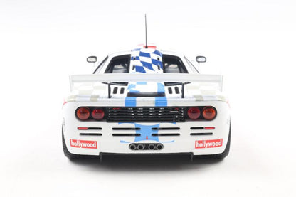 Solido 1996 Mclaren F1 GTR 6.1L V12 Short Tail Team Hollywood #01 Winner De Brasilia White 1:18