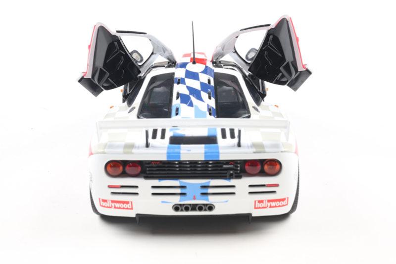 Solido 1996 Mclaren F1 GTR 6.1L V12 Short Tail Team Hollywood #01 Winner De Brasilia White 1:18