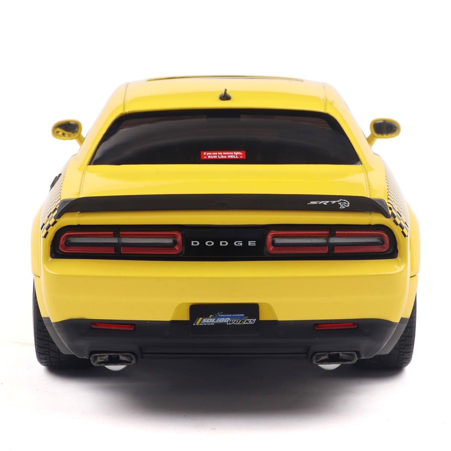 Solido 2023 Dodge Challenger SRT Hellcat Widebody NYC Taxi "Hellcab" Yellow 1:18