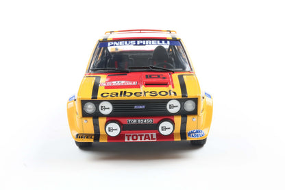 Solido 1980 Fiat 131 Abarth No 12 Rallye Montecarlo 1980 Yellow 1:18