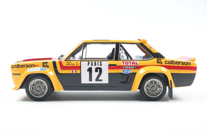 Solido 1980 Fiat 131 Abarth No 12 Rallye Montecarlo 1980 Yellow 1:18