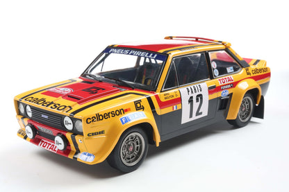 Solido 1980 Fiat 131 Abarth No 12 Rallye Montecarlo 1980 Yellow 1:18