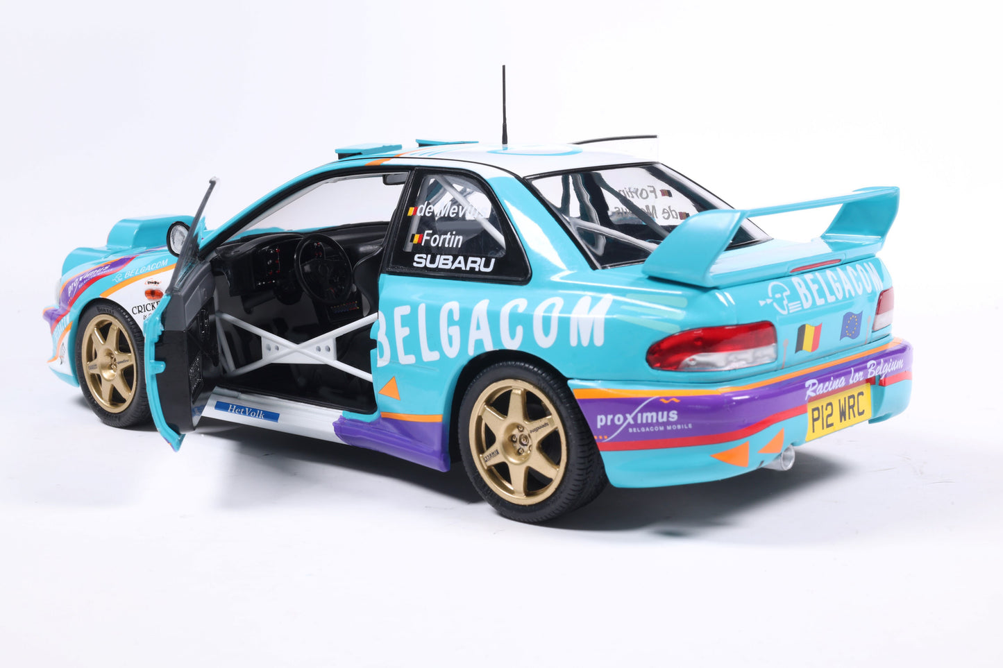 Solido 1998 Subaru Impreza S5 WRC99 #2 Belgium Ypres Westhoek Rally 1:18