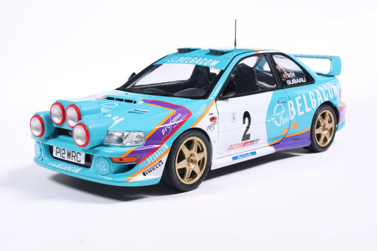 Solido 1998 Subaru Impreza S5 WRC99 #2 Belgium Ypres Westhoek Rally 1:18