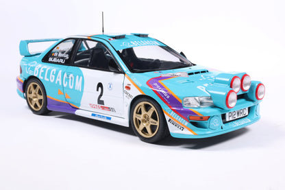Solido 1998 Subaru Impreza S5 WRC99 #2 Belgium Ypres Westhoek Rally 1:18