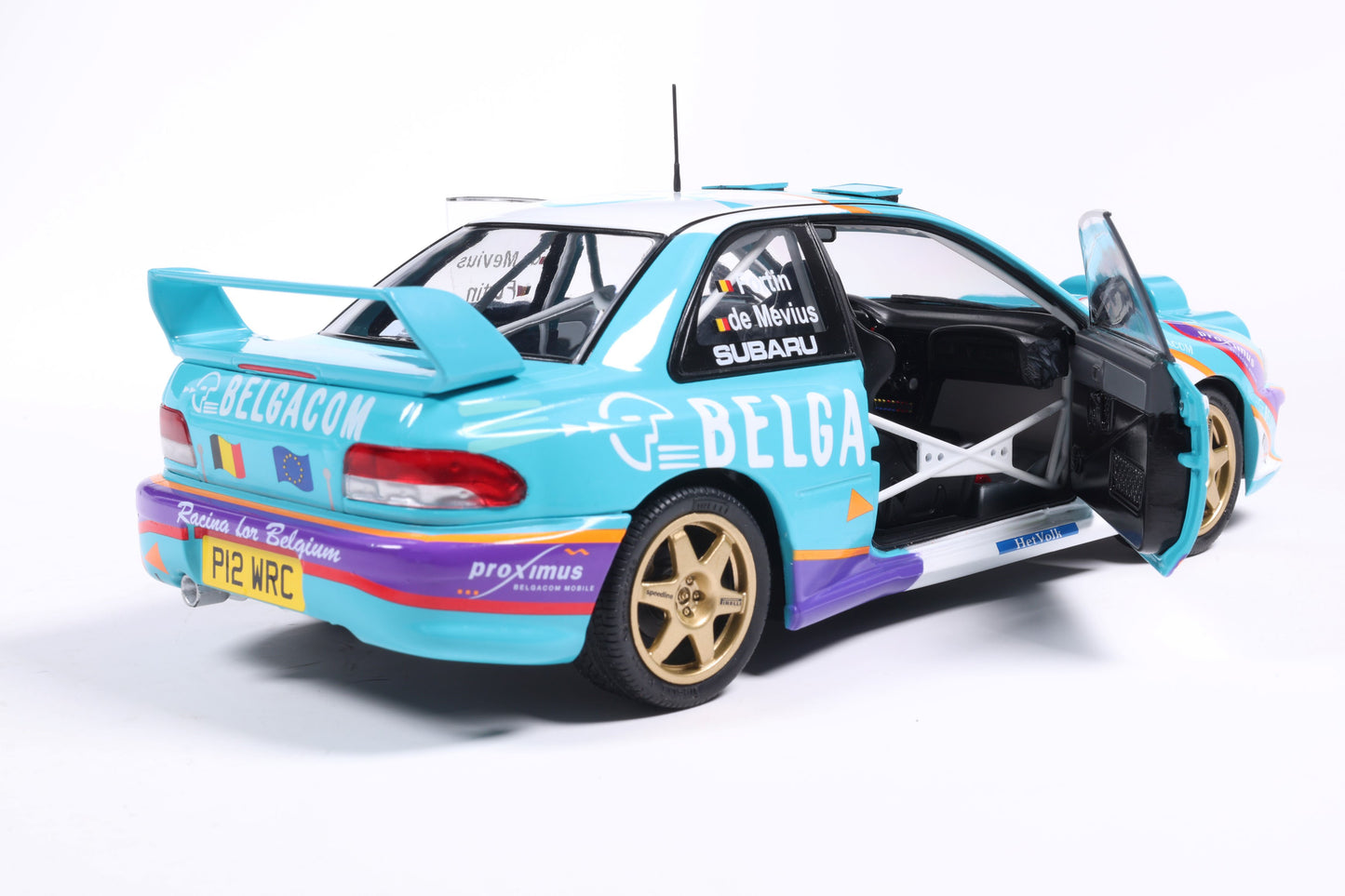 Solido 1998 Subaru Impreza S5 WRC99 #2 Belgium Ypres Westhoek Rally 1:18