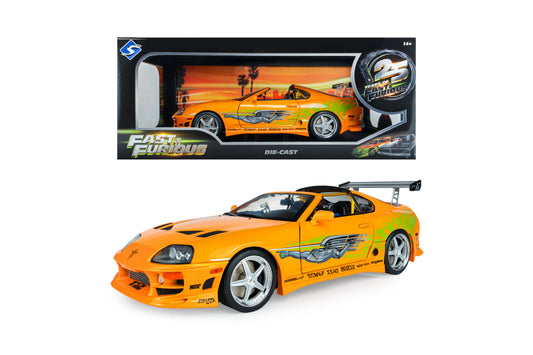 Solido 1993 Toyota Supra MK4 (A80) "Fast & the Furious" Orange Pearl 1:18