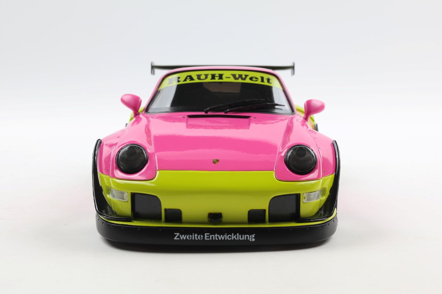 Solido 2024 Porsche 911 993 RWB Bodykit Pink & Yellow 1:18