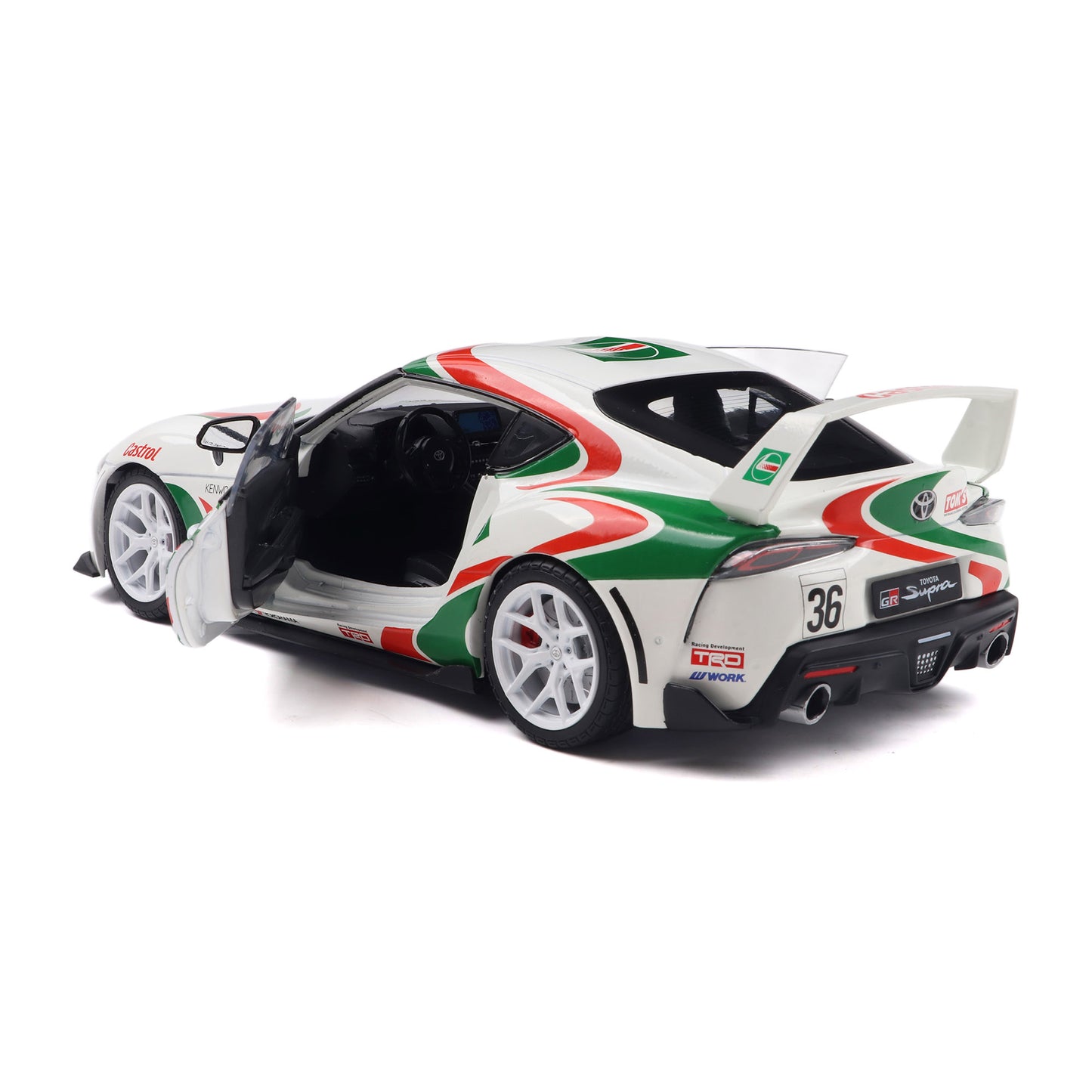 Solido 2024 Toyota GR Supra A90 #36 Toyota Racing Tribute White 1:18