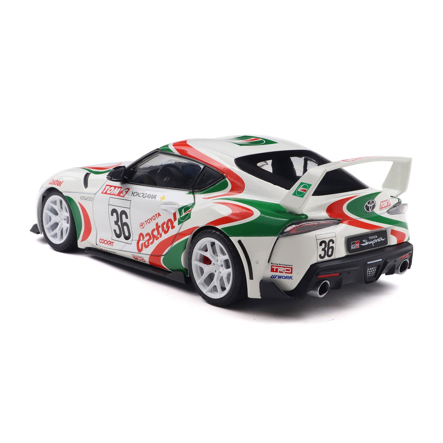 Solido 2024 Toyota GR Supra A90 #36 Toyota Racing Tribute White 1:18