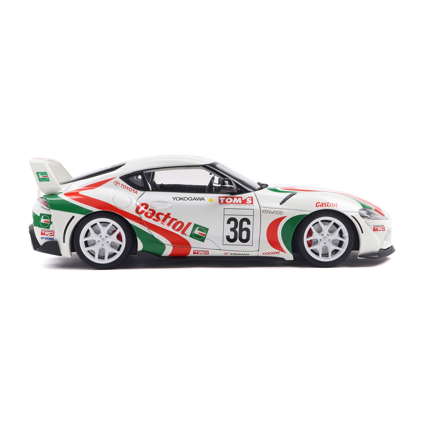 Solido 2024 Toyota GR Supra A90 #36 Toyota Racing Tribute White 1:18