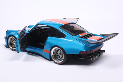 Solido 2026 Porsche 911 KS-R Blue & Orange Khyzyl Saleem 1:18