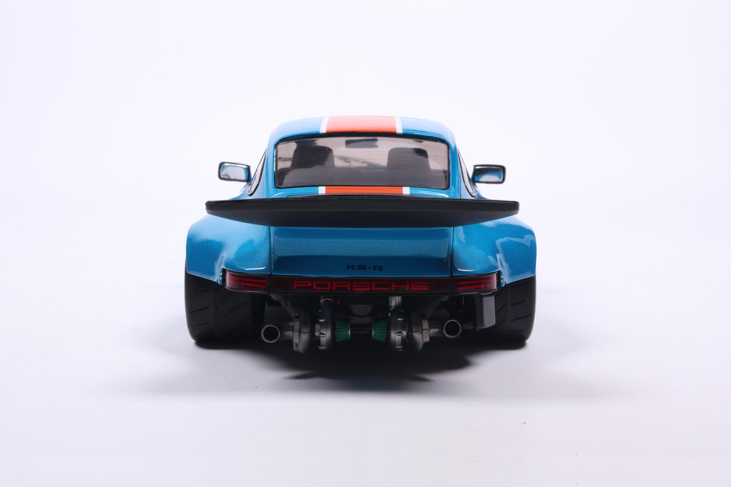 Solido 2026 Porsche 911 KS-R Blue & Orange Khyzyl Saleem 1:18