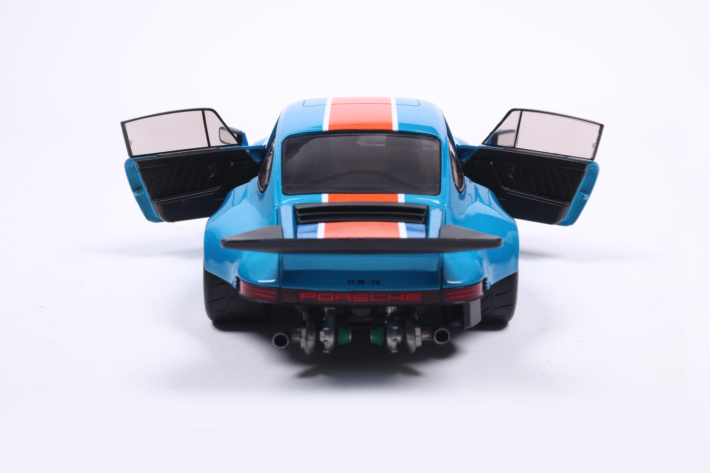 Solido 2026 Porsche 911 KS-R Blue & Orange Khyzyl Saleem 1:18