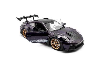 Solido 2024 Porsche 911 992 GT3 RS Weissach Pack Purple Ultraviolet 1:18