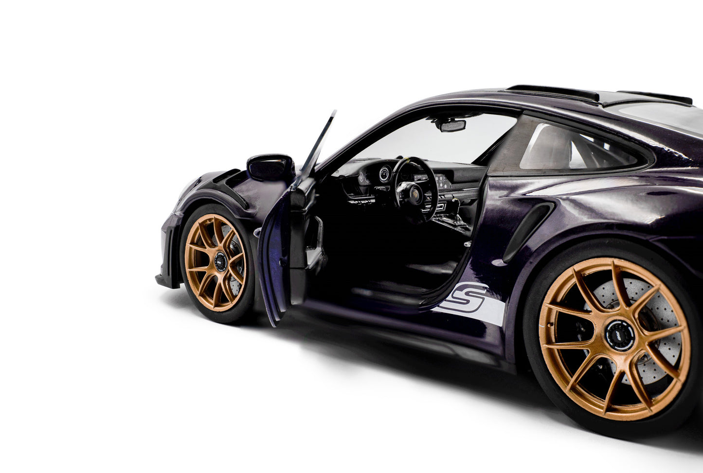Solido 2024 Porsche 911 992 GT3 RS Weissach Pack Purple Ultraviolet 1:18