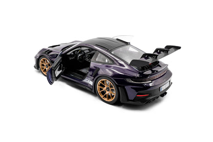 Solido 2024 Porsche 911 992 GT3 RS Weissach Pack Purple Ultraviolet 1:18