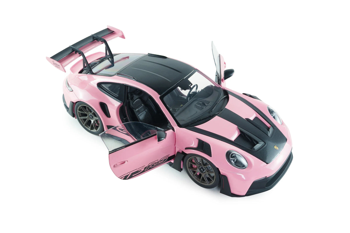 Solido 2024 Porsche 911 992 GT3 RS Weissach Pack Pink w/ Grey Wheels 1:18