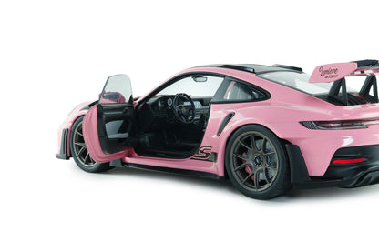 Solido 2024 Porsche 911 992 GT3 RS Weissach Pack Pink w/ Grey Wheels 1:18