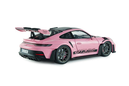 Solido 2024 Porsche 911 992 GT3 RS Weissach Pack Pink w/ Grey Wheels 1:18