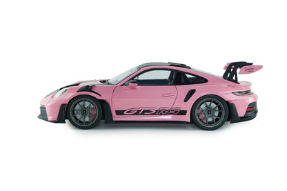 Solido 2024 Porsche 911 992 GT3 RS Weissach Pack Pink w/ Grey Wheels 1:18