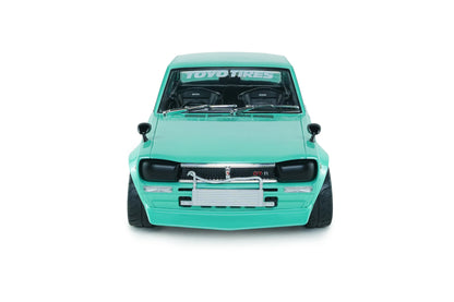 Solido 1970 Nissan Skyline 2000 GT-R (KPGC10) Hakosuka Solido Works Mint Green 1:18