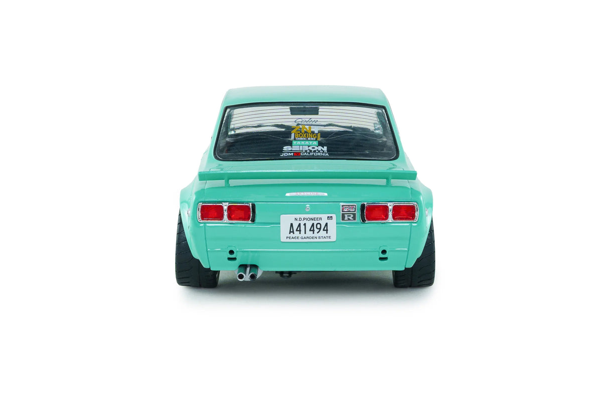 Solido 1970 Nissan Skyline 2000 GT-R (KPGC10) Hakosuka Solido Works Mint Green 1:18