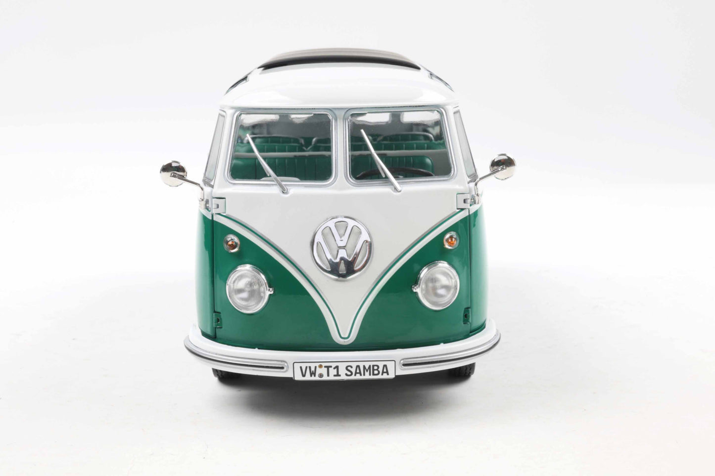 Solido 1962 Volkswagen T1 Samba Minibus Green 1:18