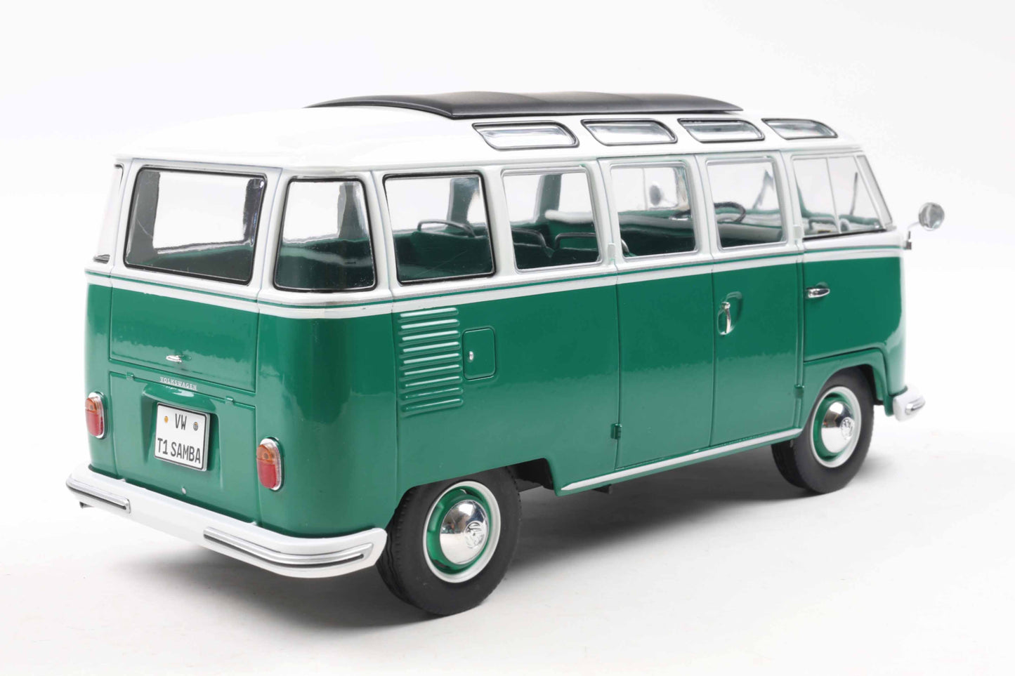 Solido 1962 Volkswagen T1 Samba Minibus Green 1:18