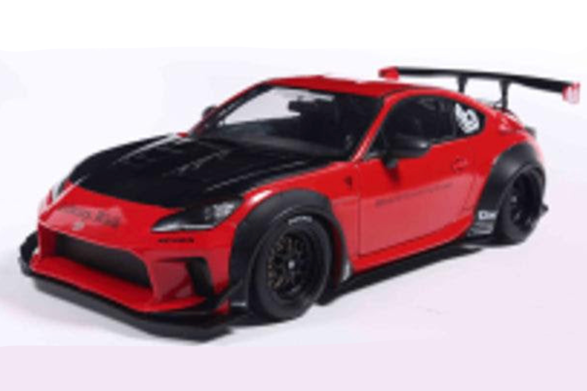 Solido 2024 Toyota GR86 LBWK Body Kit Red 1:18