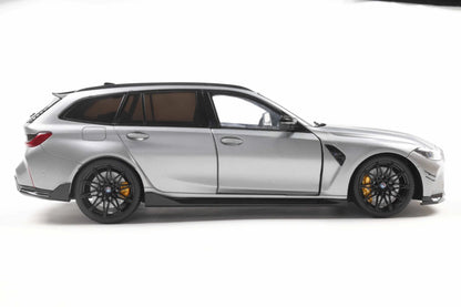 Solido 2024 BMW M3 M-Performance G81 Touring Wagon Frozen Pure Grey Metallic 1:18