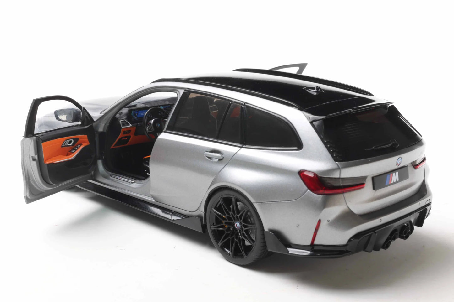 Solido 2024 BMW M3 M-Performance G81 Touring Wagon Frozen Pure Grey Metallic 1:18