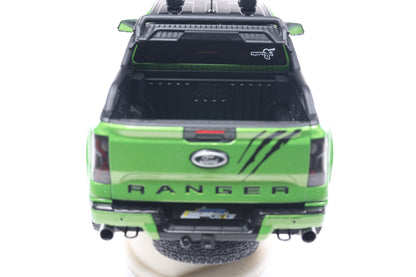 Solido 2024 Ford Ranger Raptor Crew Cab Pickup Truck Green Metallic 1:18