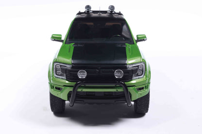Solido 2024 Ford Ranger Raptor Crew Cab Pickup Truck Green Metallic 1:18