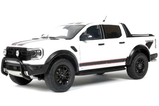 Solido 2024 Ford Ranger Raptor Crew Cab Pickup Truck Ice White 1:18