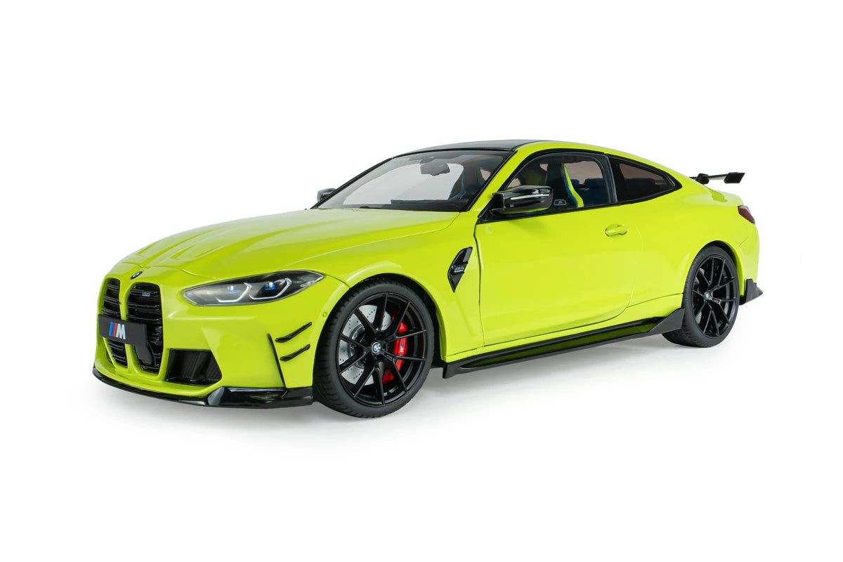 Solido 2025 BMW M4 Performance Parts G82 Sao Paulo Yellow 1:18