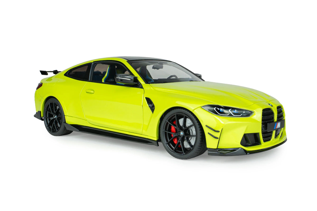 Solido 2025 BMW M4 Performance Parts G82 Sao Paulo Yellow 1:18