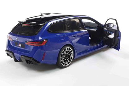 Solido 2024 BMW M5 (G99) M5 Touring M Wagon Marina Bay Blue Metallic 1:18