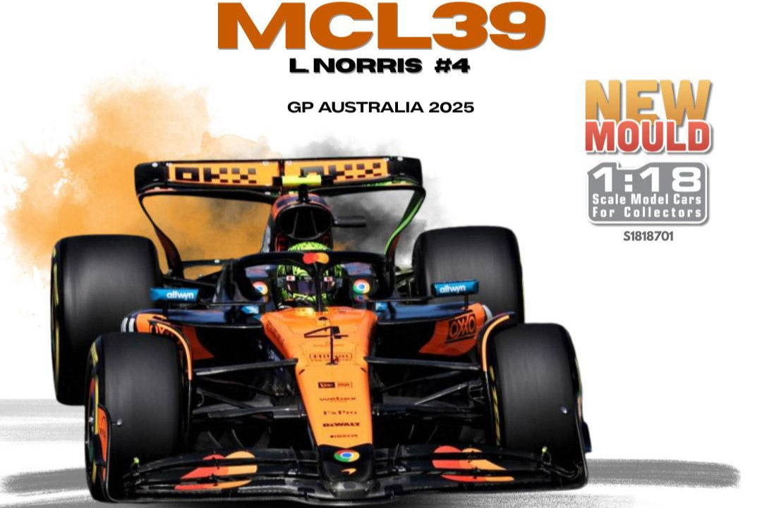 Solido Mclaren F1 Team MCL39 Orange L. Norris Winner Australian GP 2025 1:18