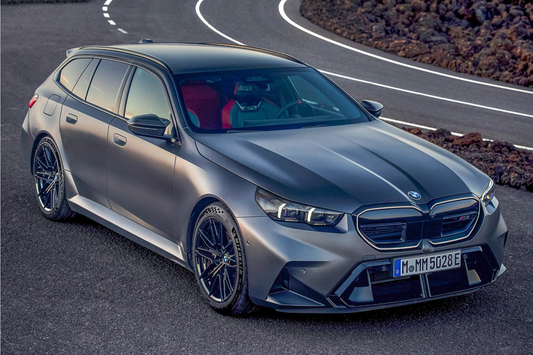 Minichamps 2024 BMW M5 Touring Wagon (G99) Frozen Deep Grey Metallic 1:18