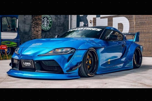 Solido 2025 Toyota GR Supra A90 Liberty Walk Blue Metallic 1:18