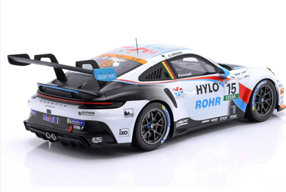 Ixo Porsche 911 992 GT3 R #15 Team75 2025 Porsche Carrera Cup Germany White 1:18