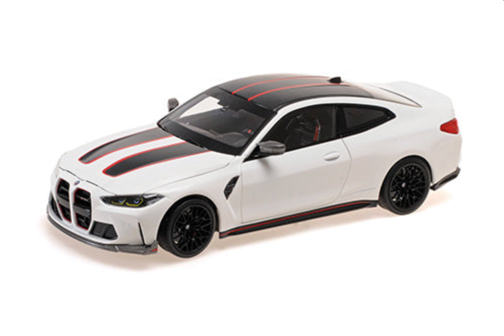 Minichamps 2022 BMW M4 CSL Coupe (G82) White 1:18