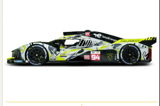Solido Peugeot 9X8 F1 #94 2025 Le Mans 24hrs Grey 1:18